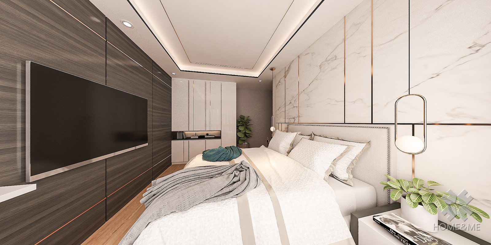 Master bedroom render