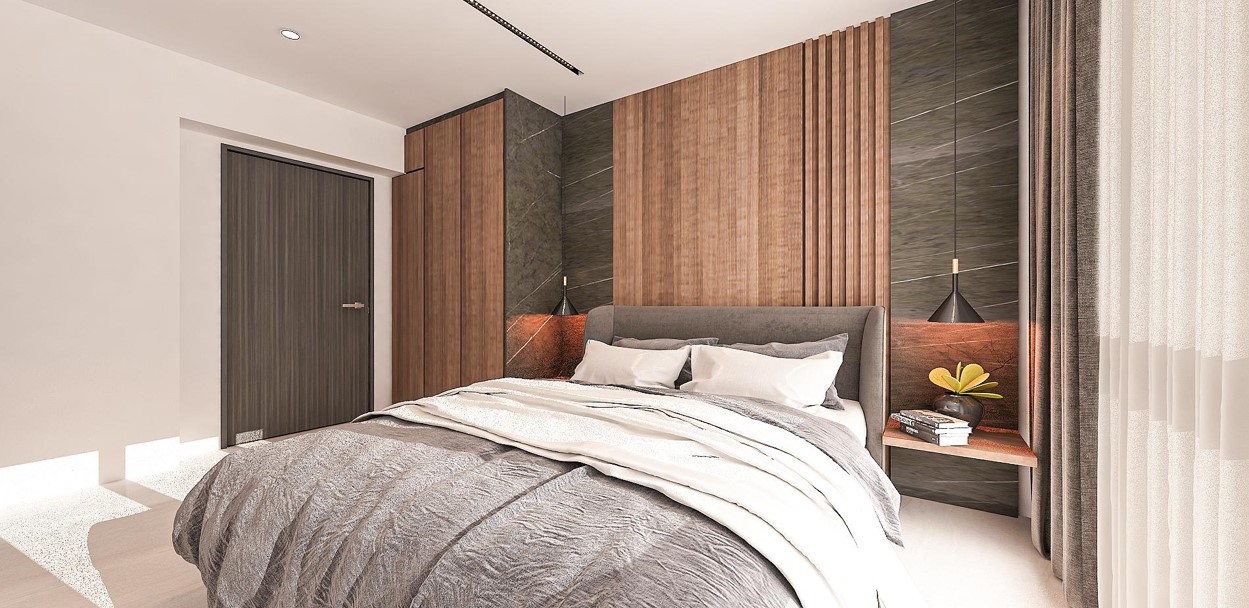 Master bedroom render